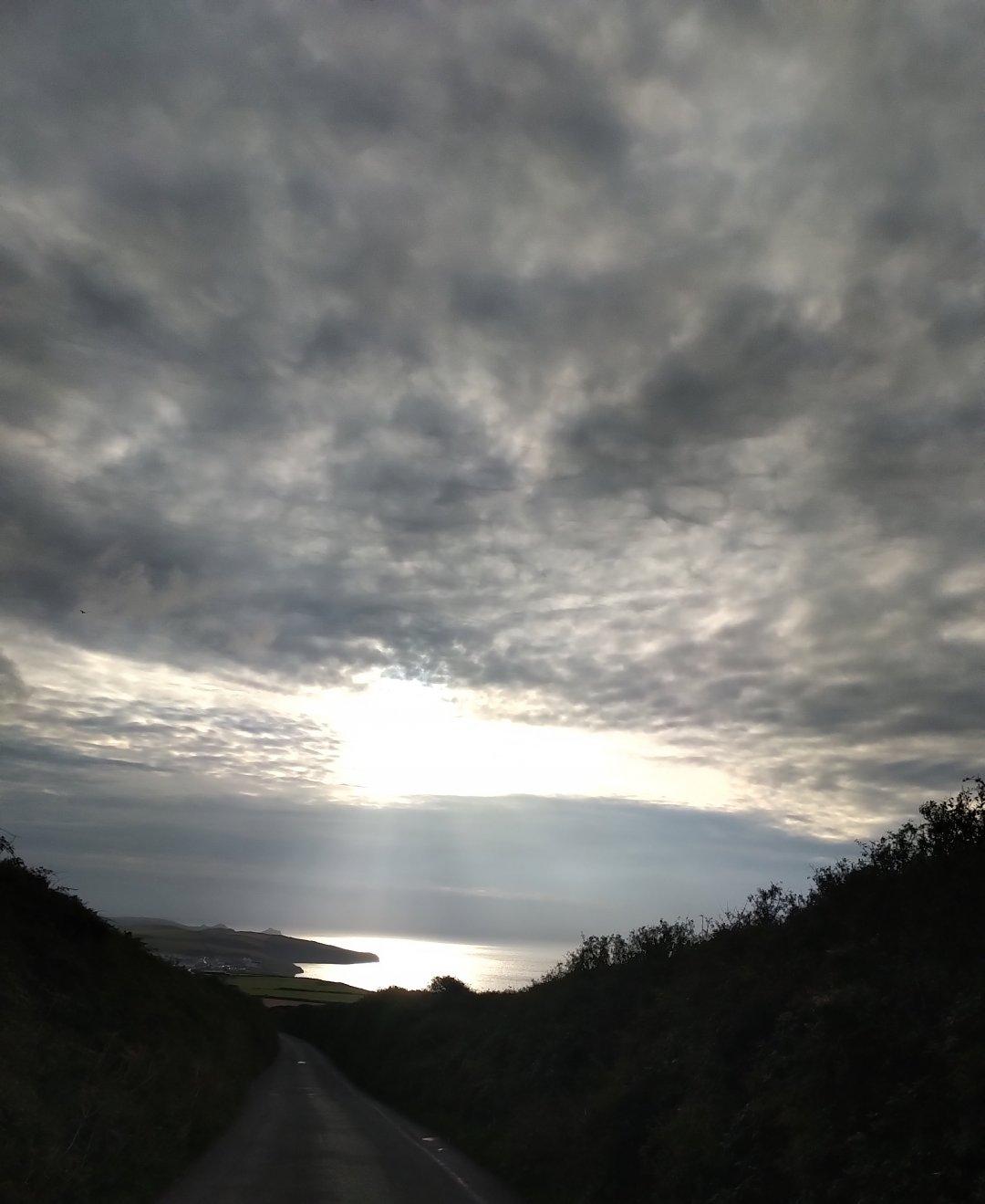 View over Port Isaac looking west. 13-8-2019